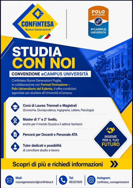 Locandina convenzione eCampus