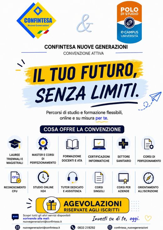 Locandina convenzione eCampus